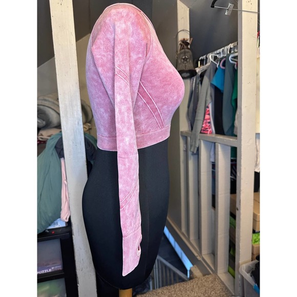 NWOT Sugar Popped Women's size S Cropped Top & Legging Extreme Lift Set Rtl $59 - Picture 6 of 10